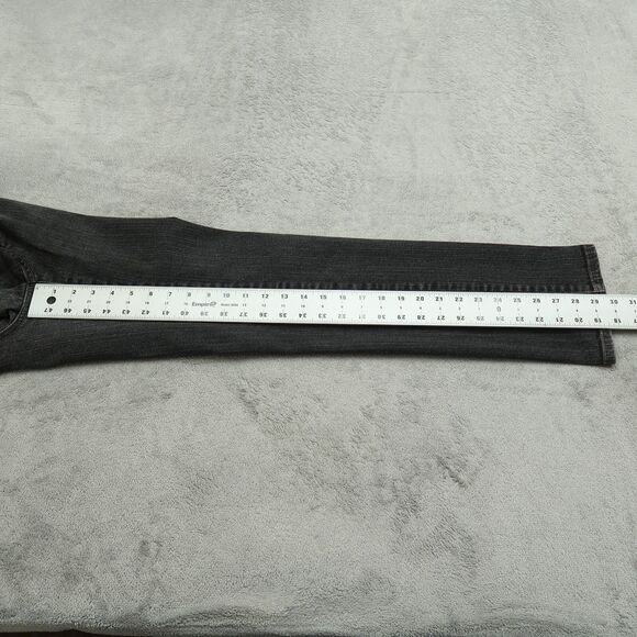 Chico's Platinum Jeans Women's 0 US-4 Gray Mid-Rise Abalone Skinny 29.5" Inseam - Picture 14 of 14